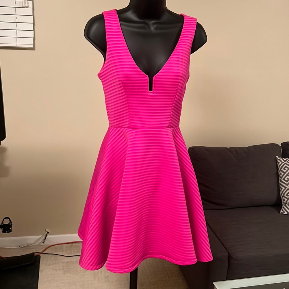 Hot Pink Cocktail Dress